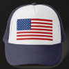 USA Flag-color Map Hat