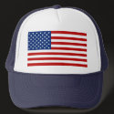 USA Flag-color Map Hat