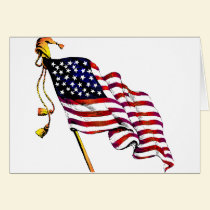 United States Flag Vintage cards