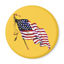 United States Flag Vintage magnets