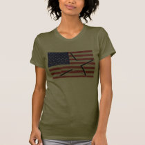 United States Flag with 3-D Star Shirt