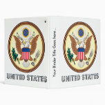 United States High Quality Coat of Arms Binders