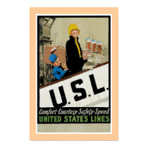 United States Line U. S. L. Poster posters