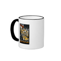 United States Lines Comfort Courtesy Safety Speed Coffee Mug