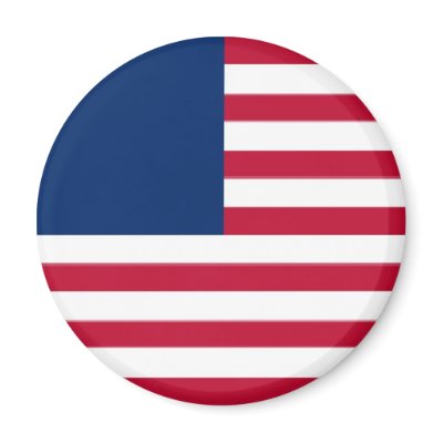 United States Refrigerator Magnet by lonvig