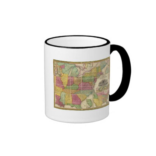 United States Map 4 Coffee Mug