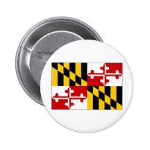 United States Maryland Flag Button