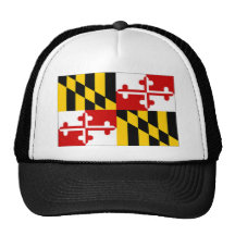 United States Maryland Flag Mesh Hat