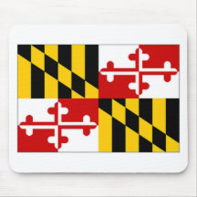 United States Maryland Flag Mousepads