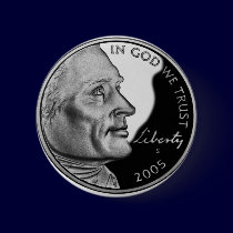 United States Nickel buttons