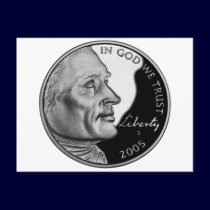 United States Nickel postcards