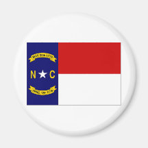 United States North Carolina Flag Magnet