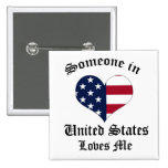 United States of America (2) Button