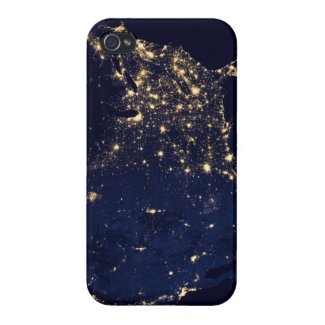 United States of America at night iPhone 4 Case