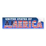 United States of America Bumper Sticker