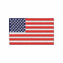 United States of America flag embroidered shirt