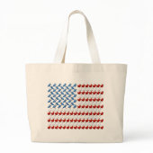 U.S. Flag of Birds Jumbo Tote Bag