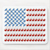 U.S. Flag of Birds Standard Mousepad