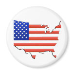 United States of America Refrigerator Magnet