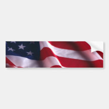 United States of America National  Flag Bumper Stickers