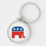 united states of america republican party elephant key chain
