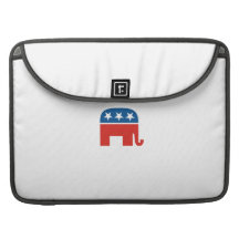united states of america republican party elephant sleeves for MacBook pro