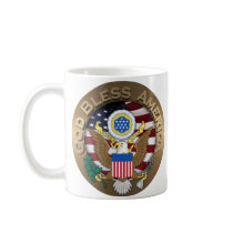 United States of America Seal - God Bless America Coffee Mugs