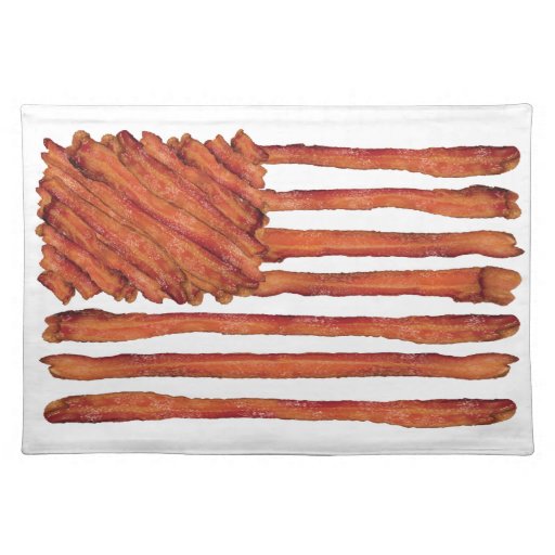 United States of Bacon Flag Placemats Zazzle