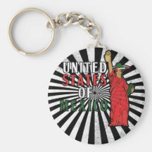 United States of Mexico Keychain