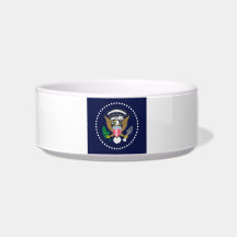 United States Presidential Cat Food Bowls