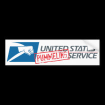 United States Pummeling Service bumper stickers