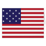 United States Star Spangled Banner Flag Greeting Cards