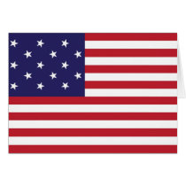 United States Star Spangled Banner Flag Greeting Cards