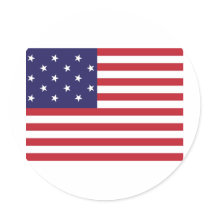 United States Star Spangled Banner Flag Stickers