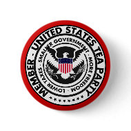 United States Tea Party Button button