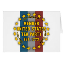 United States Tea Party Card