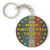 United States Tea Party Keychain