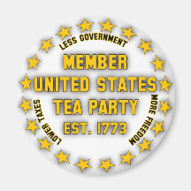 United States Tea Party Magnets