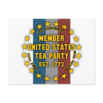United States Tea Party Post Card
