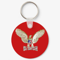 United States US soccer Eagle soccer artwork keychains by SoccerJersey United States US soccer Eagle soccer artwork keychains