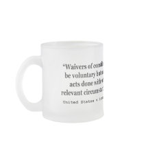 United States v Brady 397 US 742 at 748 1970 Coffee Mug