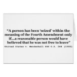 United States v Mendenhall 446 US 544 1980 Greeting Cards