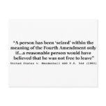 United States v Mendenhall 446 US 544 1980 Postcard