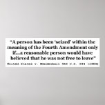 United States v Mendenhall 446 US 544 1980 Posters