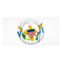 United States Virgin Islands Personalized Photo Card