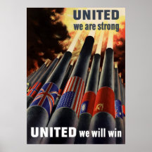 United We Are Strong Posters