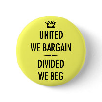 United We Bargain Pinback Buttons