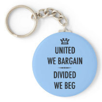 United We Bargain Keychains