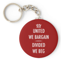 United We Bargain Key Chain
