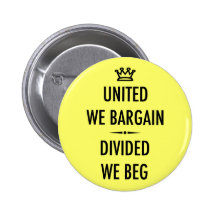 United We Bargain Pinback Buttons